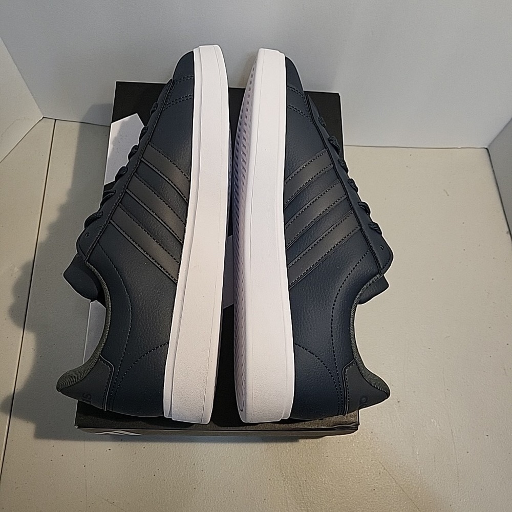 adidas Men's Navy and White Athletic Sneakers - Picture 7 of 10